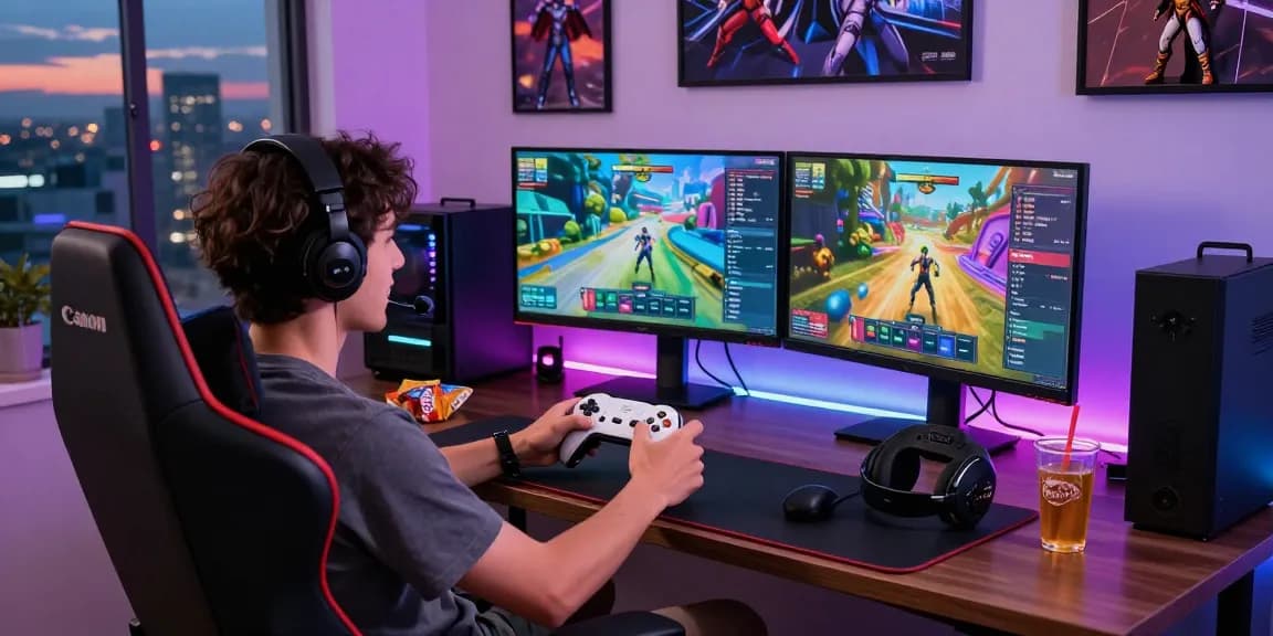 8BitDo Ultimate 2 Test review showcasing dynamic gaming setup with vibrant gameplay and controller.