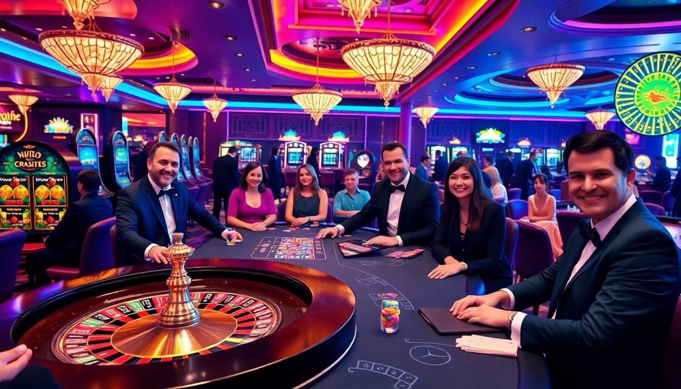 Experience the excitement of gaming at 88i com with vibrant tables and luxurious surroundings.