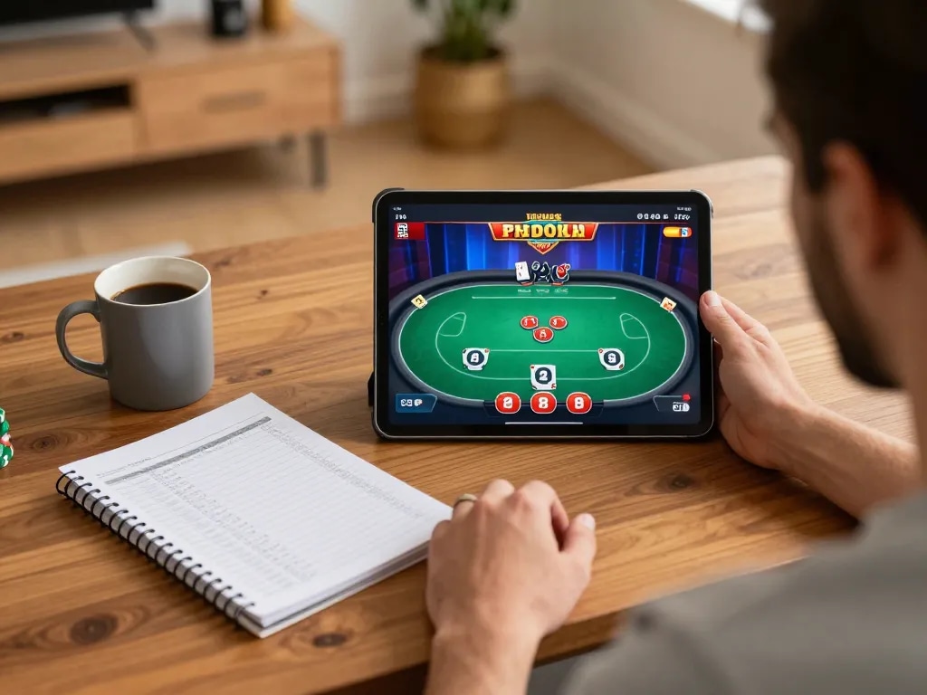 Nohu90 player enjoying an online poker game while managing their bankroll responsibly