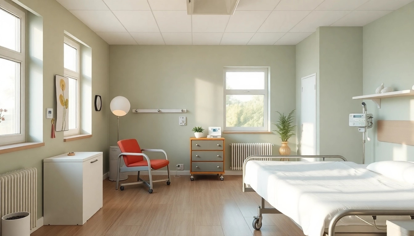 Pflegefachkraft Stelle in Hameln: Bewerber in einem modernen Pflegezimmer bei der Arbeit.
