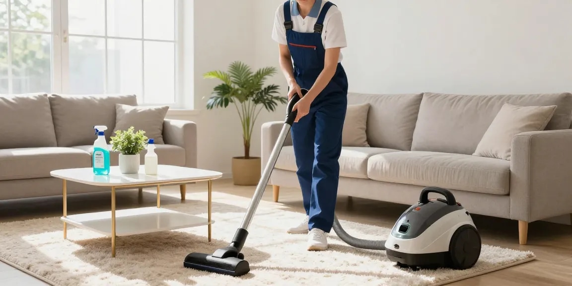 Professional cleaning service by putzfirma bern in a bright, tidy living room.