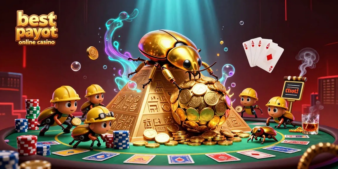 Experience the joy of winning at the best payout online casino with vibrant 3D illustrations.