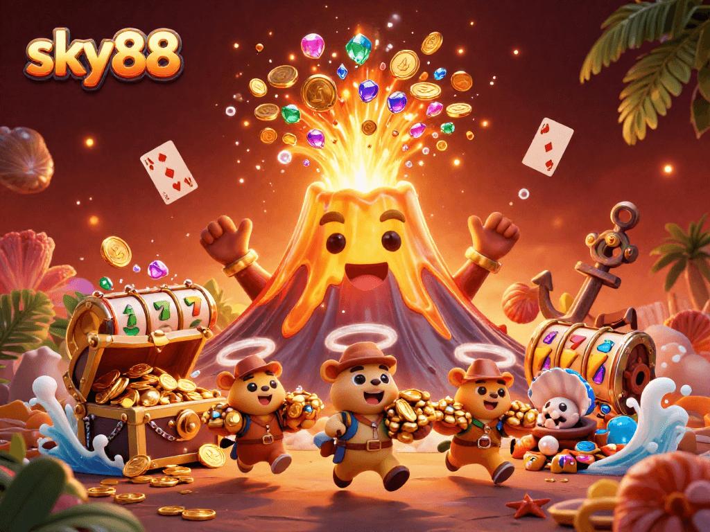 Experience thrilling victories with sky88 as you explore cascading treasures in this vibrant casino adventure.