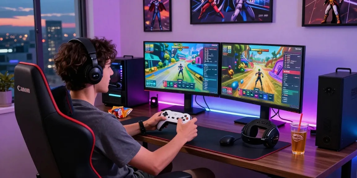 8BitDo Ultimate 2 Test review showcasing dynamic gaming setup with vibrant gameplay and controller.