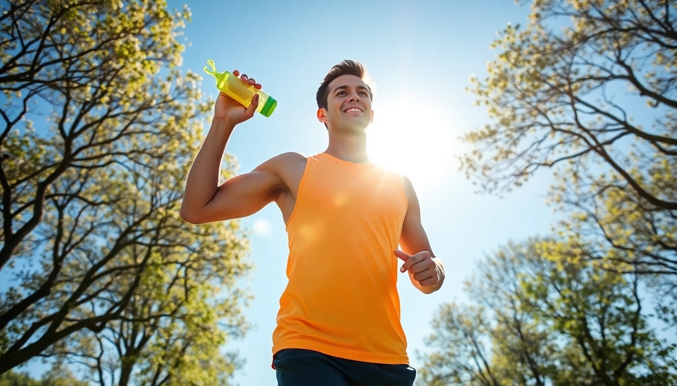 Ein aktiver Mensch, der am Fitnessprogramm teilnimmt, symbolisiert den Weg zum Gewichtsverlust.