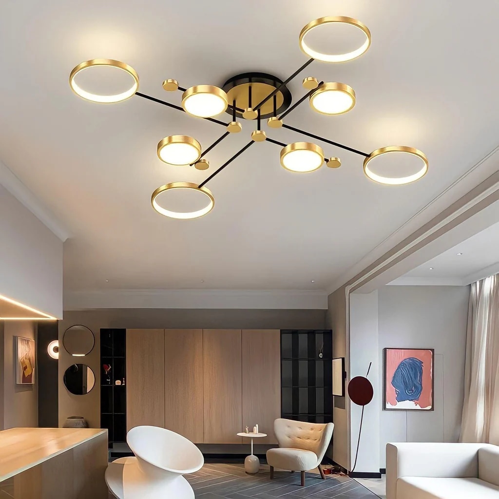 Smarte Deckenlampe fürs Wohnzimmer: Intelligente Lichtsteuerung