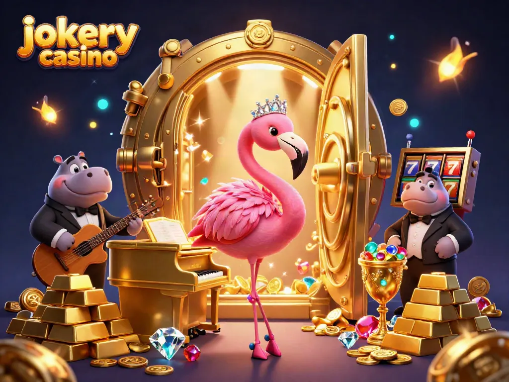 Experience the vibrant gaming excitement at jokery casino with colorful characters and rich treasure.