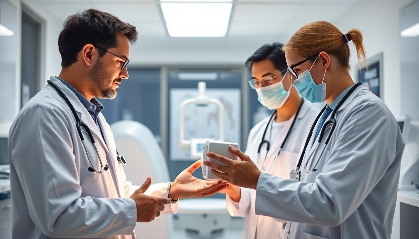 Driada medical Patientenversorgung in einer modernen Klinik mit medizinischer Ausrüstung sichtbar.
