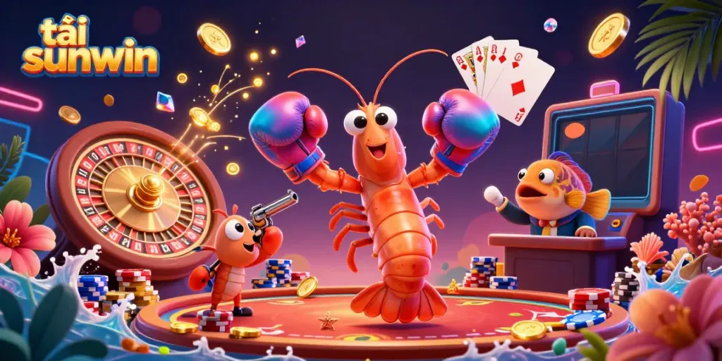 Engage in thrilling play with tải sunwin featuring vibrant 3D characters and dynamic casino elements.