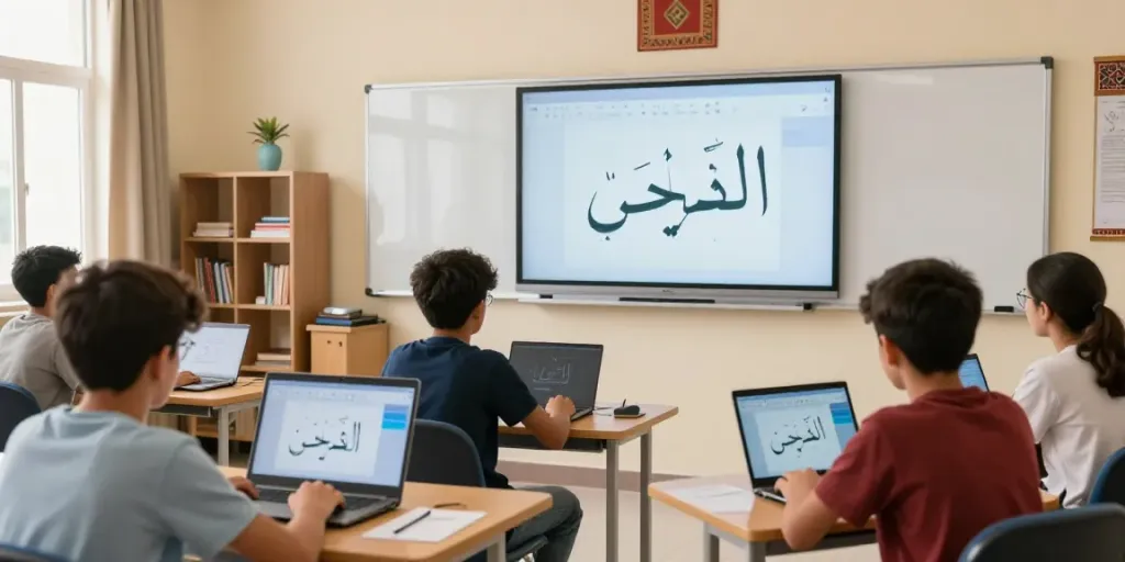 Arabisch lernen in Marokko: Interaktive Lernmethoden für mehrsprachige Schüler.