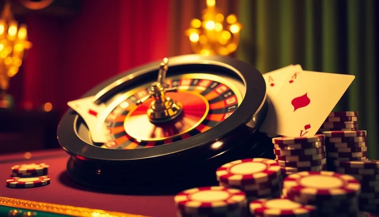 Capture the thrill of Casino Bonus with roulette wheel and vibrant playing cards enhancing the gaming experience.