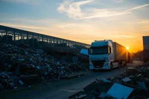 Schrotthändler Duisburg sortiert Altmetalle in einer modernen Sammelstelle.
