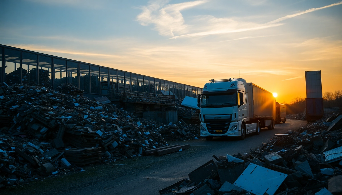Schrotthändler Duisburg sortiert Altmetalle in einer modernen Sammelstelle.