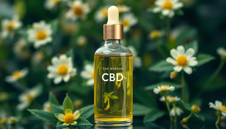 Entdecken Sie unser CBD Öl, das aus biologischem Hanf gewonnen wird, in hochwertiger Glasflasche präsentiert.