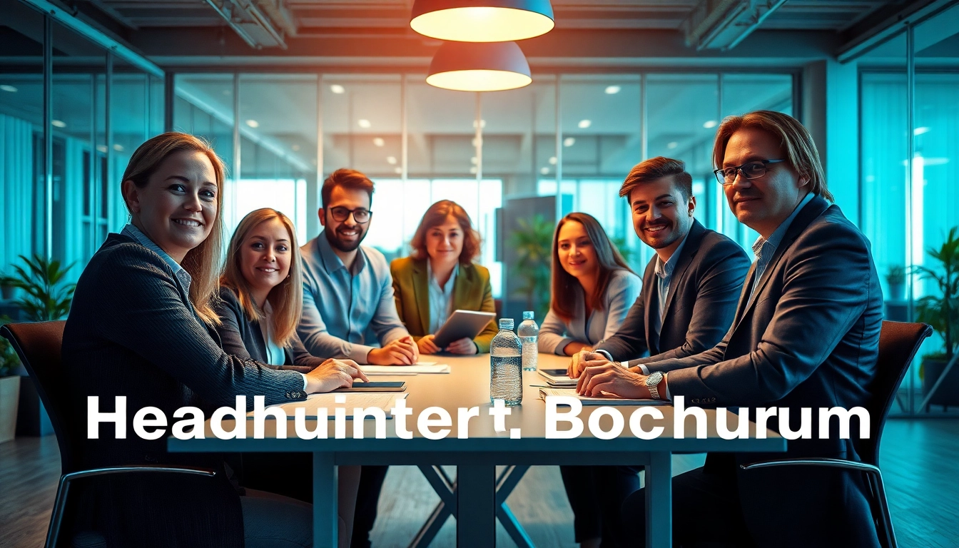 Professionals collaborating effectively in Bochum, led by a top Headhunter Bochum.