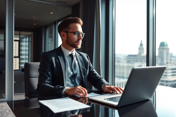 Headhunter Frankfurt im professionellen Büro-Gespräch für erfolgreiches Recruiting.