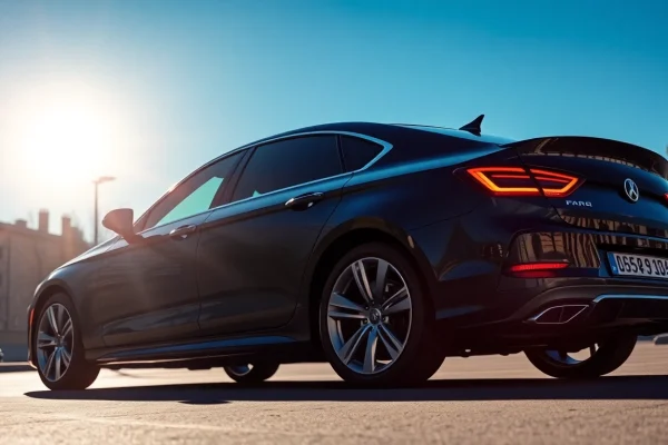 Präsentiere das Auto, geschützt mit Selbstheilende Folie München, die Kratzer unsichtbar macht.