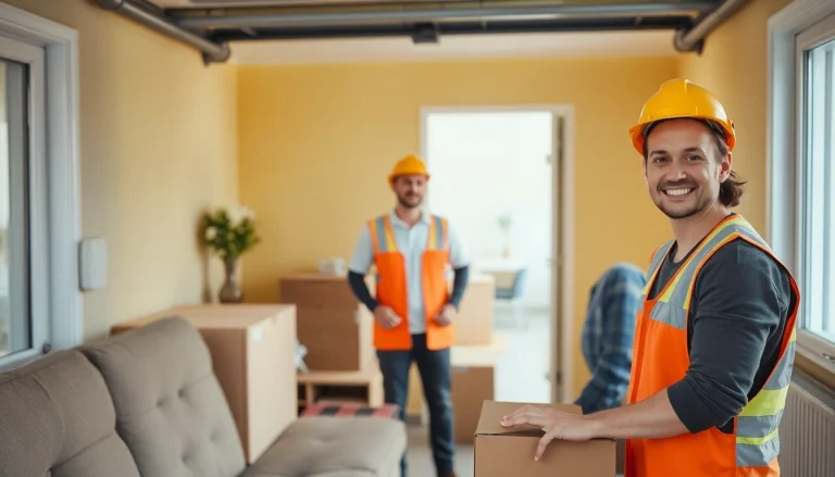 Räumung Wien: Professionelles Team bei der Besenreinen Entrümpelung eines Haushalts.