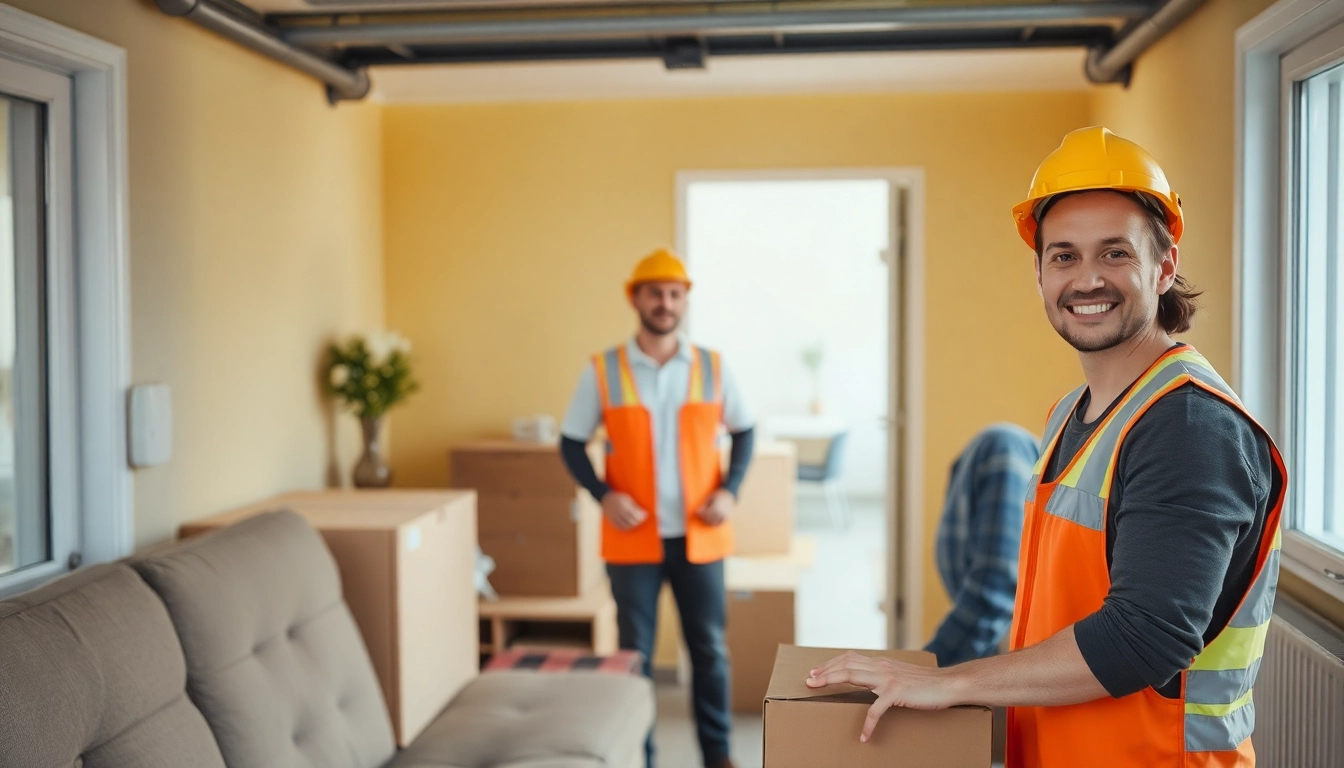 Räumung Wien: Professionelles Team bei der Besenreinen Entrümpelung eines Haushalts.