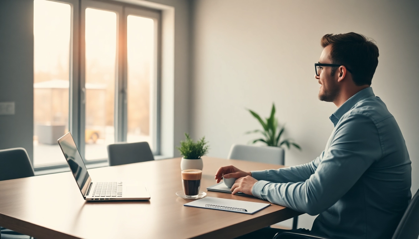 Engagierter Recruiter bei der Arbeit, vermittelt den Headhunter IT.