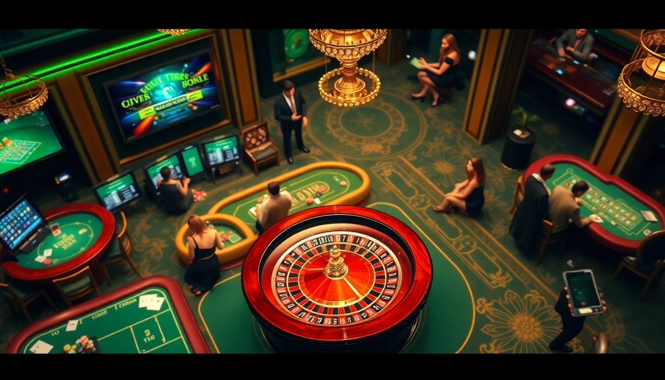 Experience the thrill of playing at https://topclub.site/ with vibrant casino tables and interactive gambling elements.