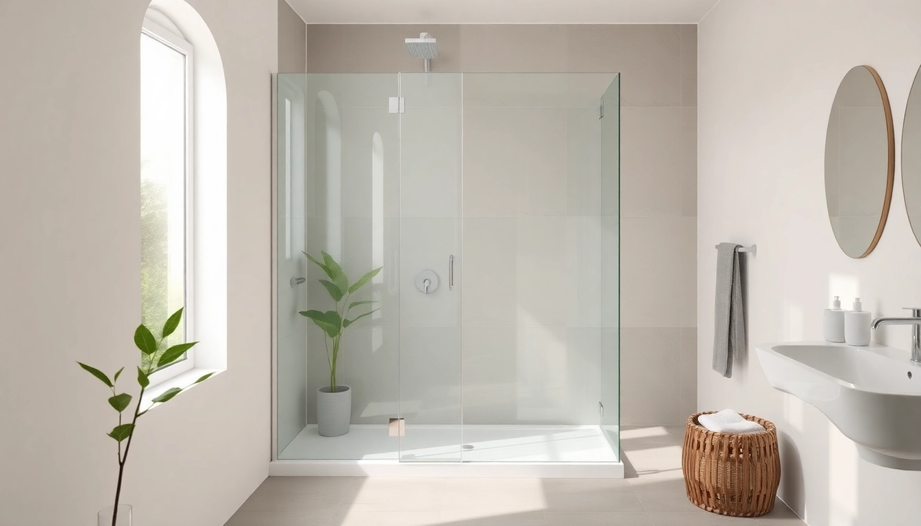 Erleben Sie die sonni Duschkabine mit klaren Linien und hochwertigem Sicherheitsglas in einem modernen Badezimmer.