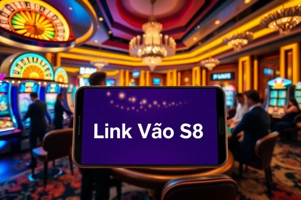 Experience thrilling gaming with Link Vào S8 on mobile devices at a luxurious casino.