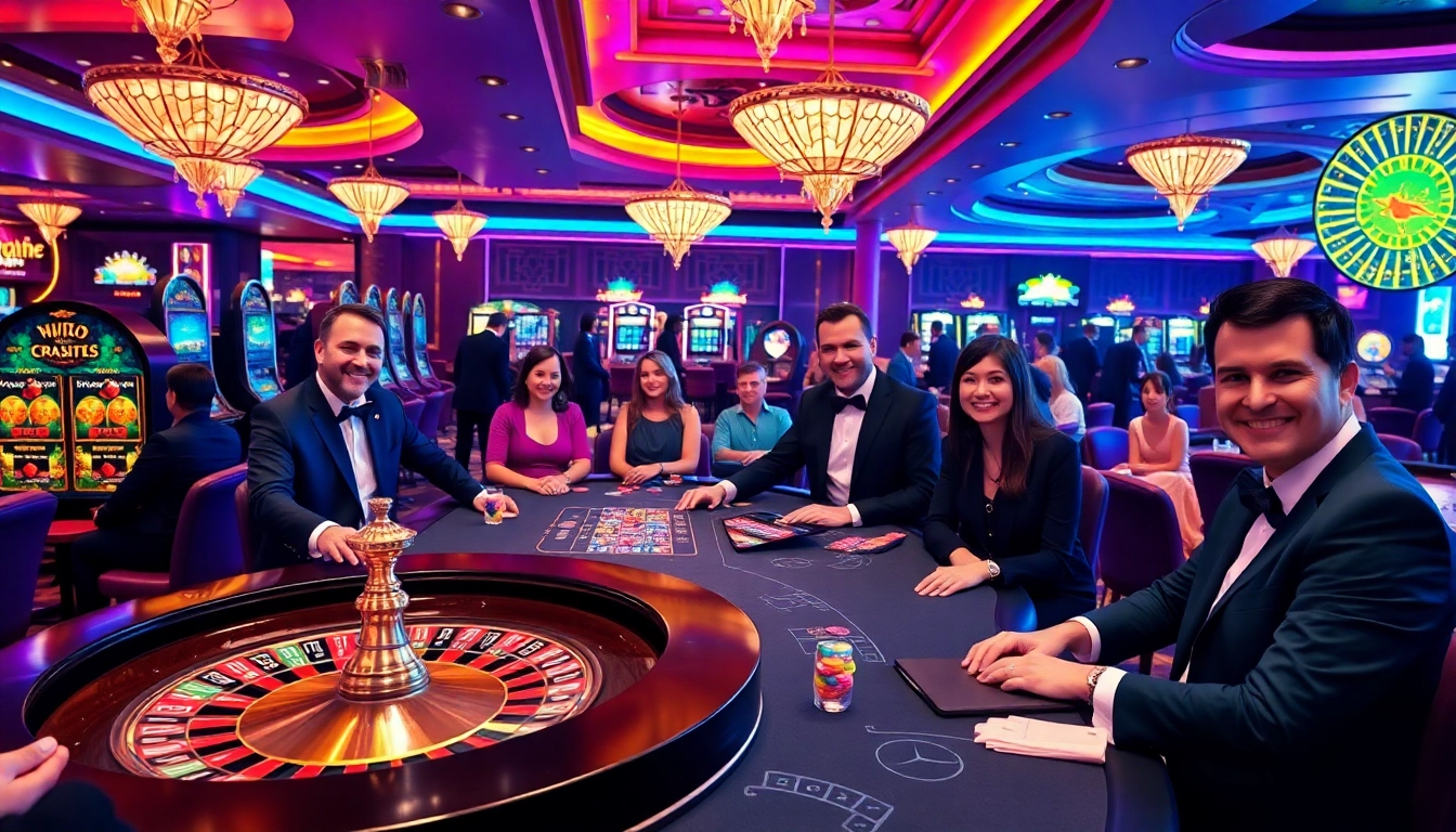 Experience the excitement of gaming at 88i com with vibrant tables and luxurious surroundings.