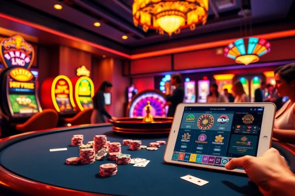 Explore exhilarating gameplay at VVJL Casino featuring poker, roulette, and slot machines.
