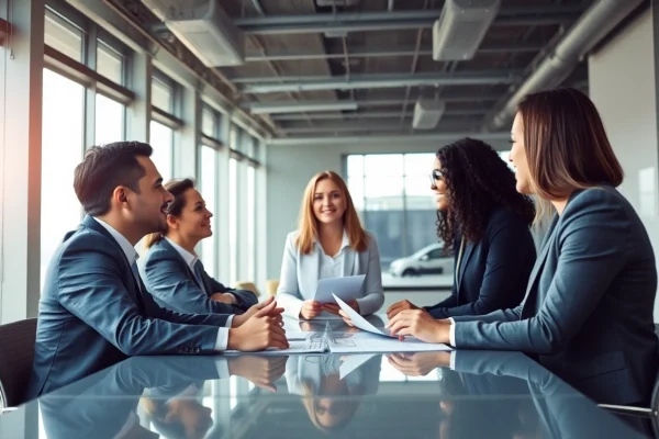 Headhunter Schweiz berät Kandidaten in einem modernen Büro mit natürlichem Licht