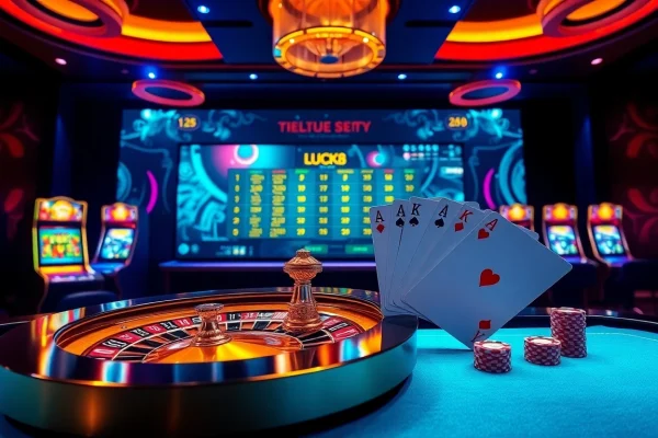 Trải nghiệm lối chơi kịch tính và các chiến lược thắng tại https://luck8.net với hình ảnh casino sống động.