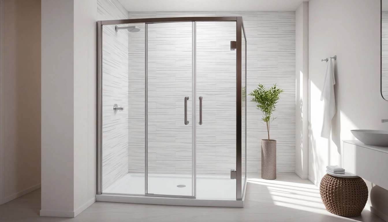 Moderne duschkabine 80x80 eckeinstieg mit stylishen Glaswänden in elegantem Badezimmer.